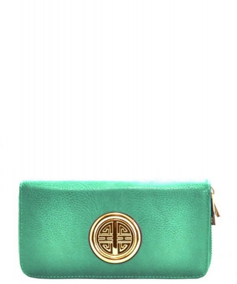 Fashion Logo Wallet WU0012L TURQUIOSE